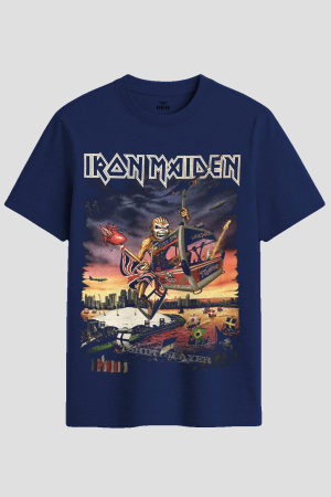 Iron Maiden Eddie London Cable Car Graphic T-Shirt
