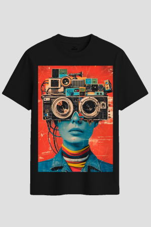 Retro Cyberpunk Vision Graphic T-Shirt