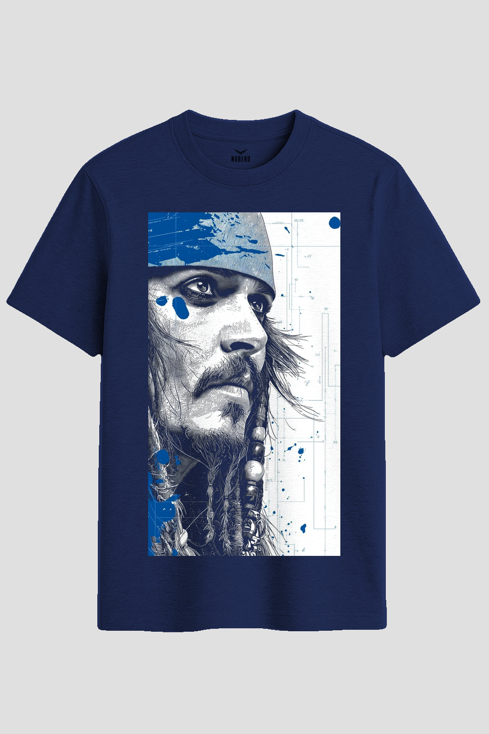 Pirate Captain Graphic Print T-Shirt