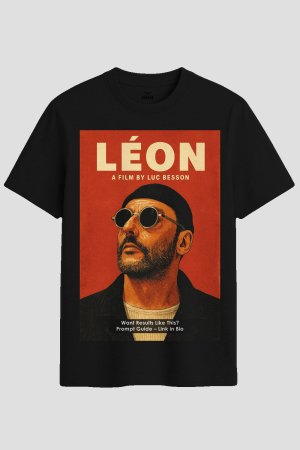 Léon The Professional Retro Movie Graphic T-Shirt