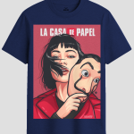 Money Heist Tokyo Mask Graphic T-Shirt