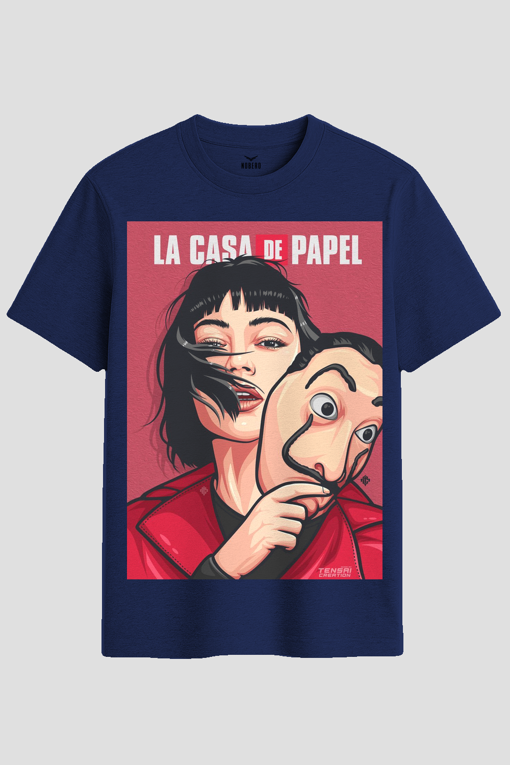 Money Heist Tokyo Mask Graphic T-Shirt