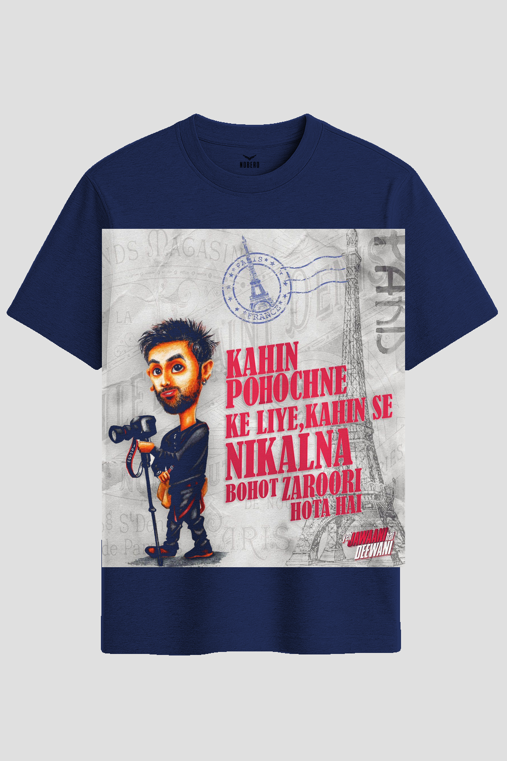 Bunny YJHD Bollywood Travel Dialogue Graphic T-Shirt