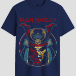 Iron Maiden Samurai Eddie Heavy Metal Graphic T-Shirt