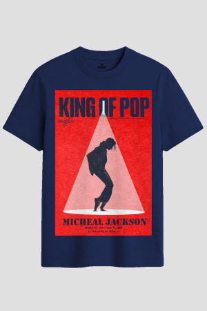 King of Pop Retro Tribute Graphic T-Shirt