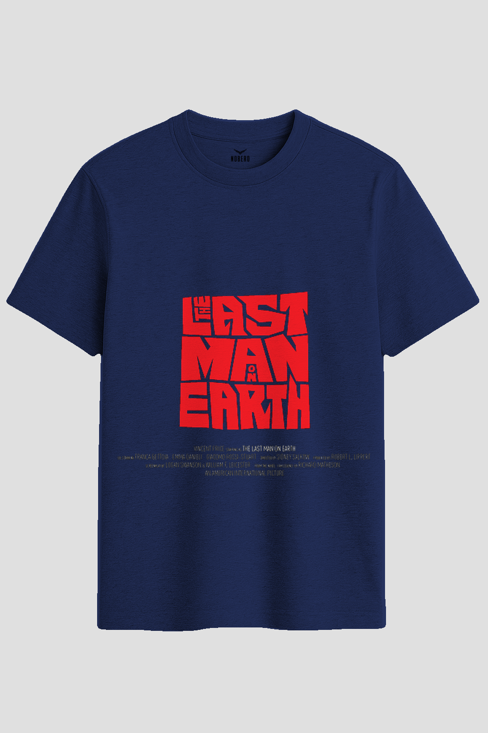 The Last Man On Earth Vintage Sci-Fi Horror Graphic T-Shirt
