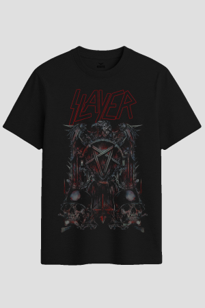 Slayer Eagle Pentagram Thrash Metal Graphic T-Shirt