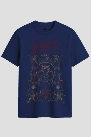 Slayer Thrash Metal Eagle Graphic T-Shirt