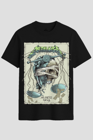 Metallica And Justice For All Heavy Metal Graphic T-Shirt