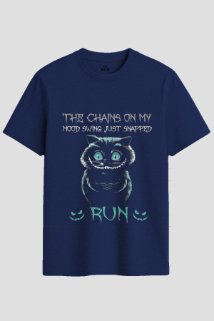 Mood Swing Just Snapped Creepy Cat Graphic T-Shirt