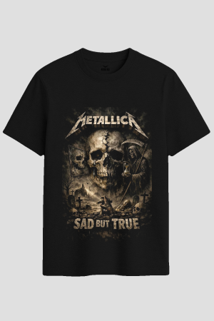 Metallica Sad But True Grim Reaper Graphic T-Shirt