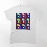 Retro Pop Art Grid Graphic T-Shirt