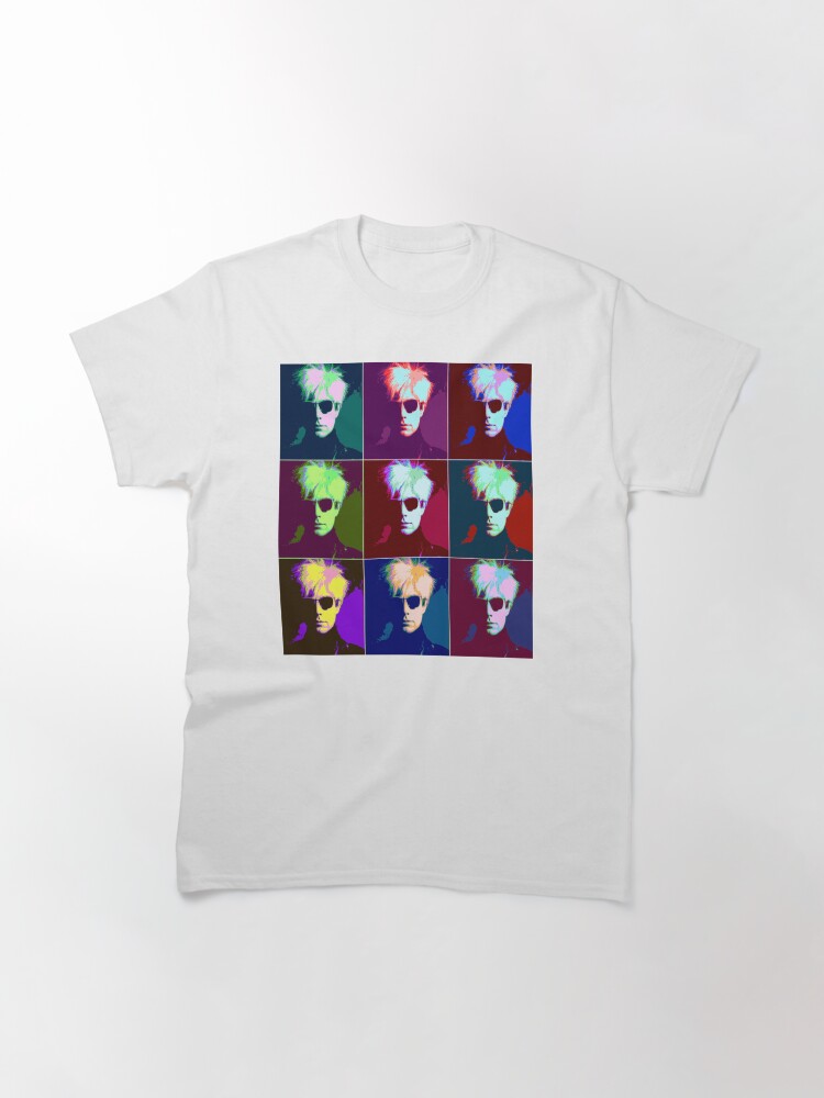 Retro Pop Art Grid Graphic T-Shirt