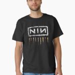 Nine Inch Nails Distressed Industrial Rock Band T-Shirt