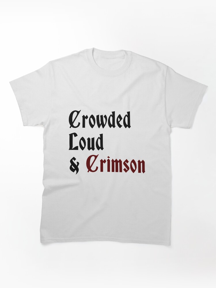 Parquet Courts "Crowded Loud & Crimson" gothic design Classic T-Shirt