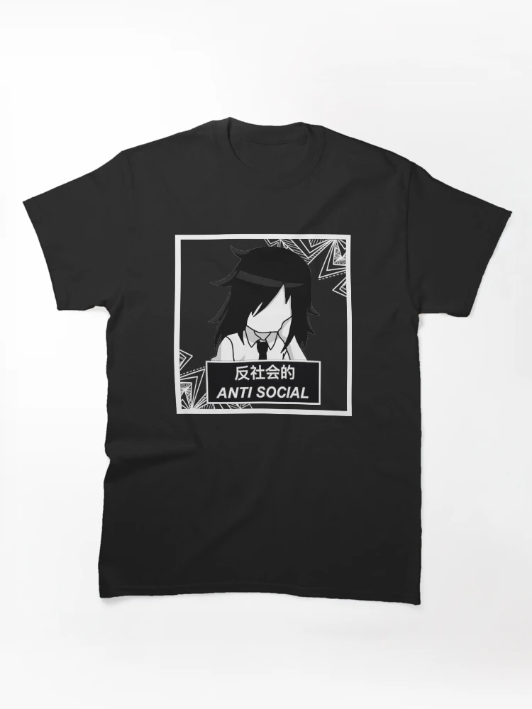Tomoko "Anti Social" Stencil Classic T-Shirt