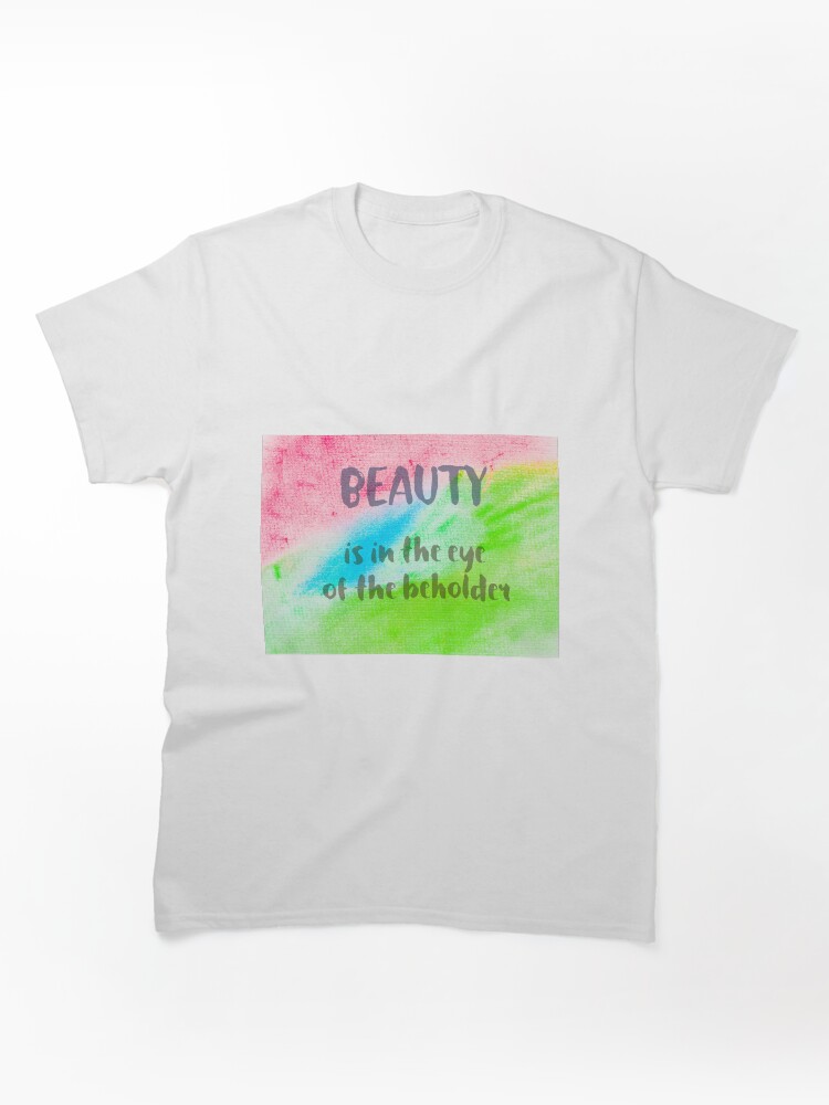 Inspirational abstract water color background Classic T-Shirt