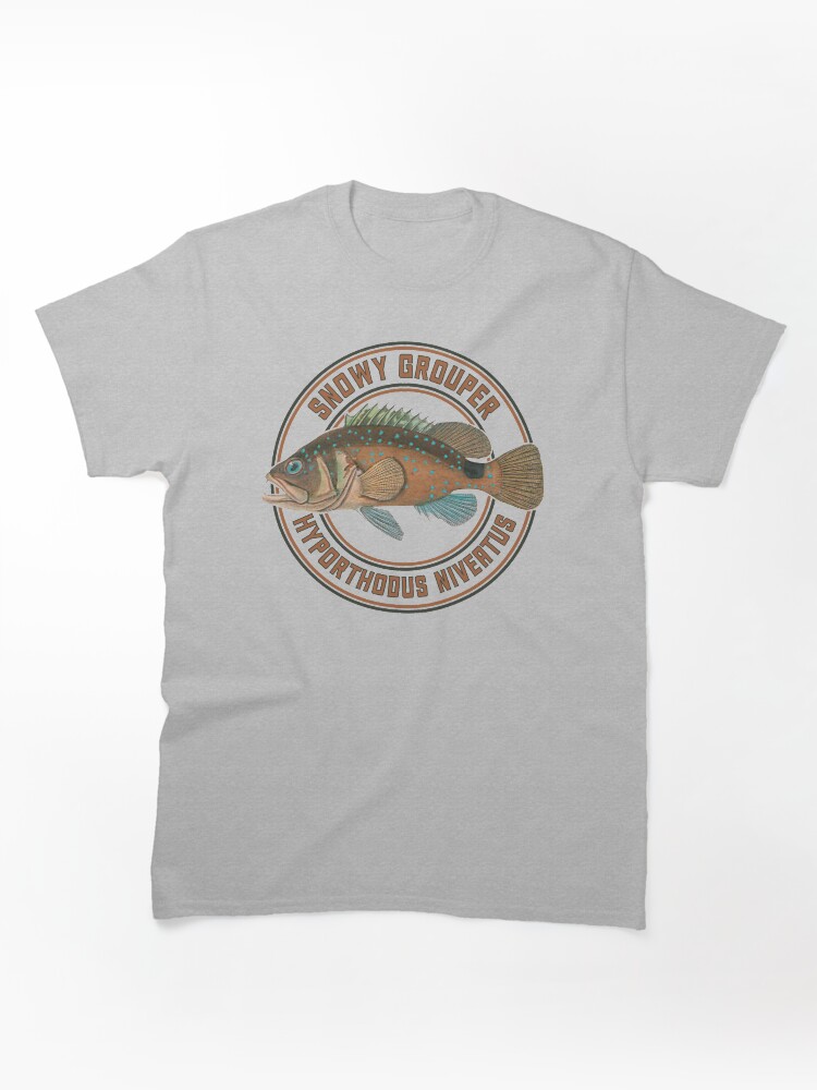 Snowy Grouper Sea Fish Fishing Angling Gulf of Mexico Caribbean Classic T-Shirt