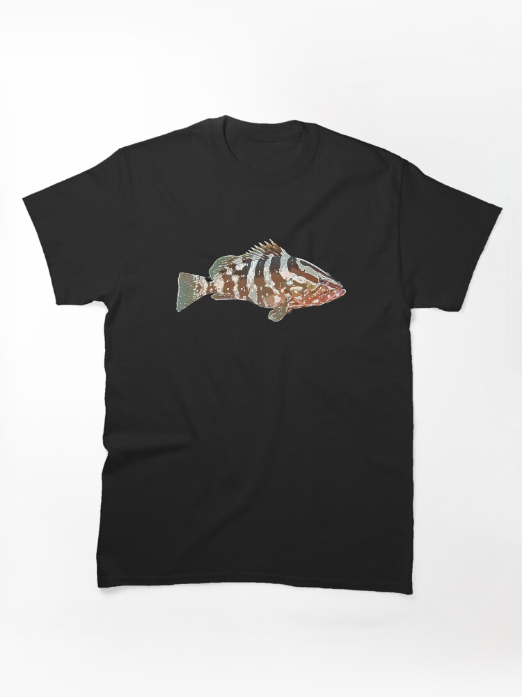 Nassau Grouper White Alternate Design Classic T-Shirt