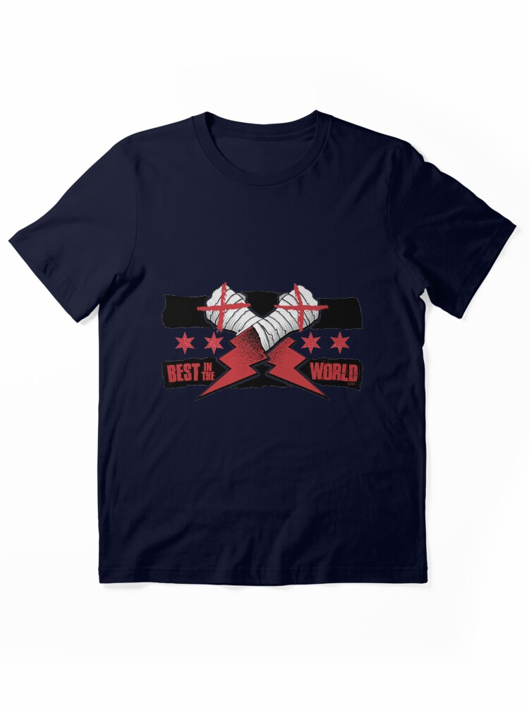 AEW Cm Punk Pro Wrestling Best In The World White T-shirt S-5XL US Supplier (1) Essential T-Shirt