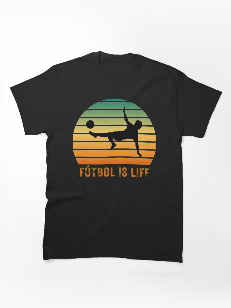 FUTBOL IS LIFE Vintage Gift for Soccer Lovers Classic T-Shirt