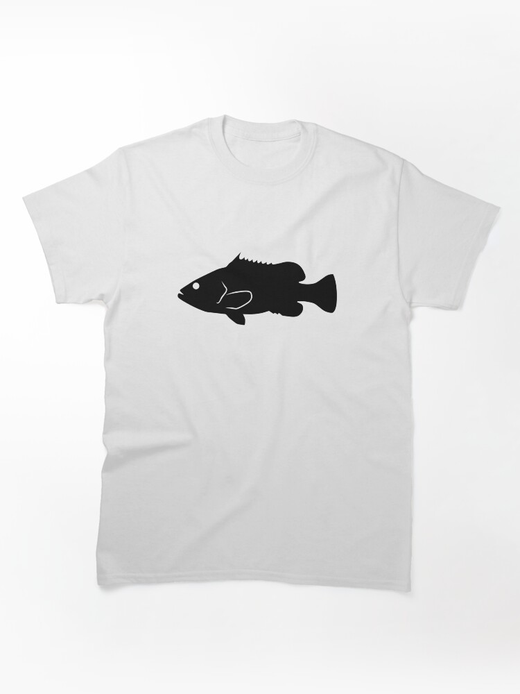 Warsaw Grouper Fish Silhouette (Black) Classic T-Shirt