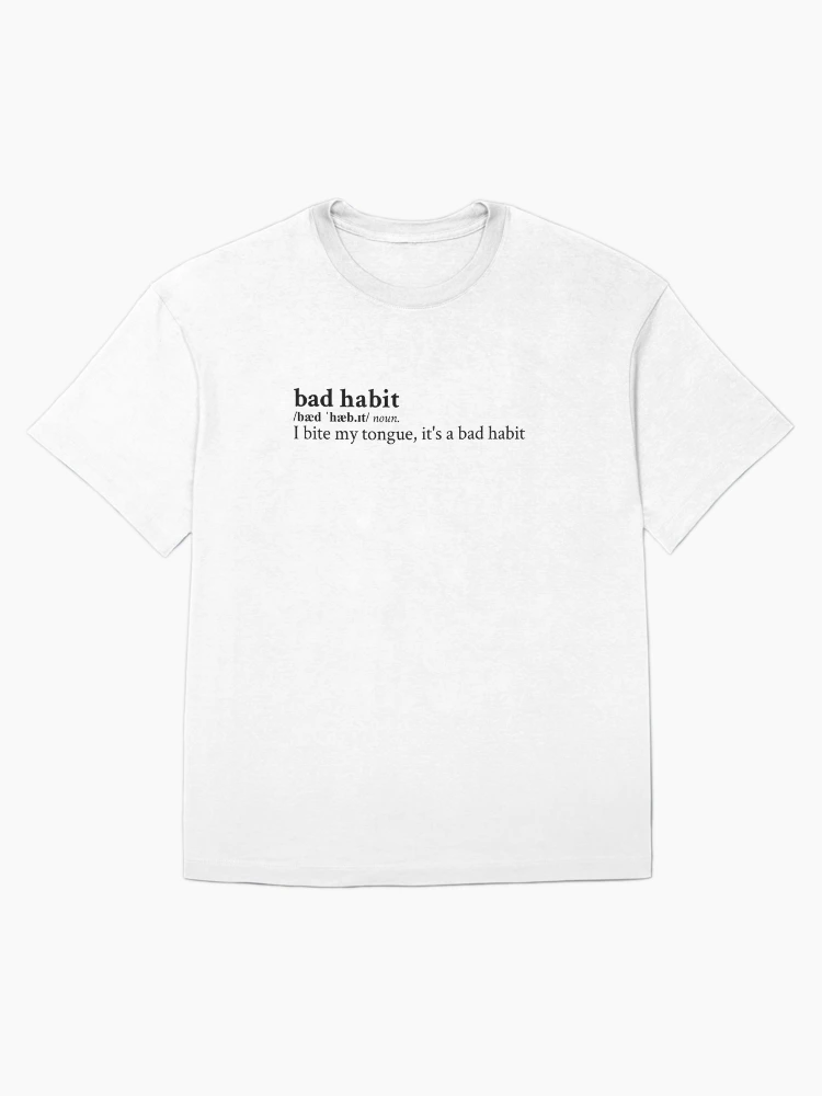 Bad Habit by Steve Lacy Oversized T-Shirt