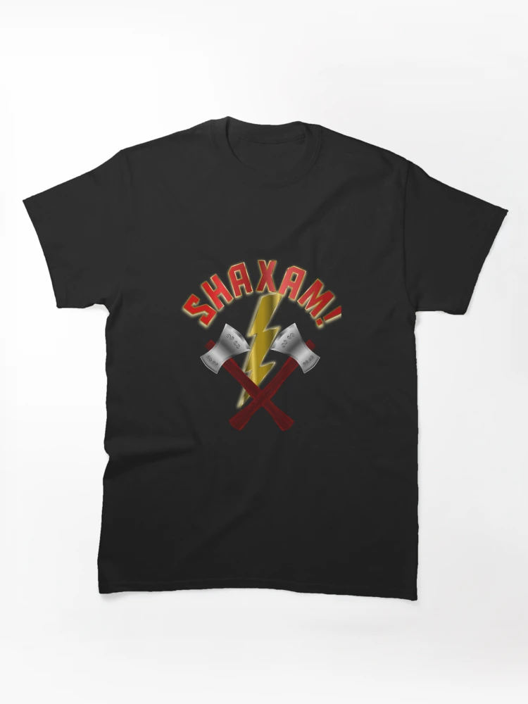 SHAXAM! Double Throwing Axe and Lightning Bolt Active Classic T-Shirt