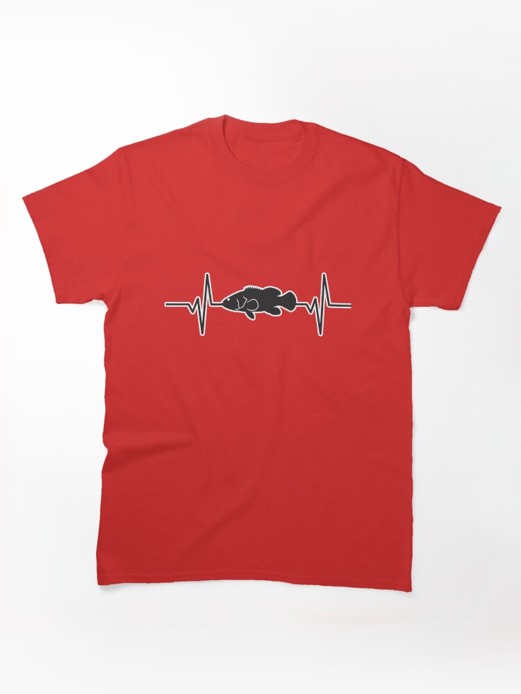 Heartbeat / Pulse - Goliath Grouper Silhouette Classic T-Shirt