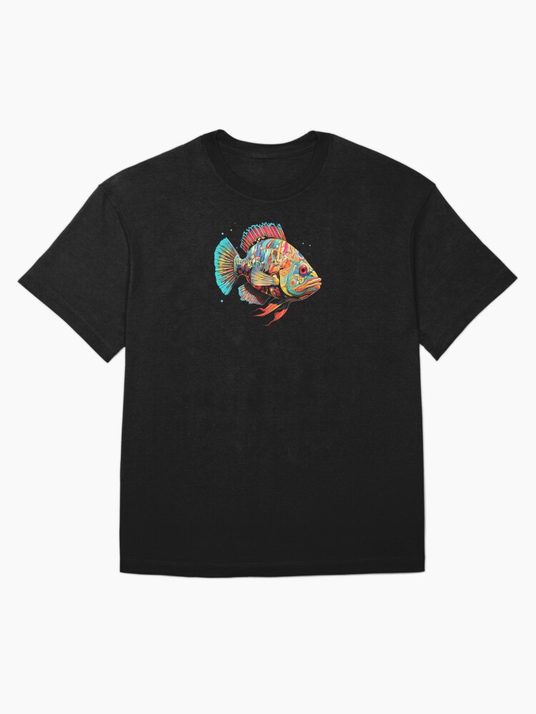 Psyquedelic Giant Grouper Oversized T-Shirt