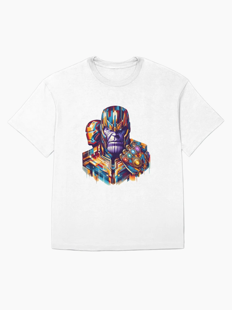 Marvelous Ironthanos T-shirt, Comics, Sticker Oversized T-Shirt