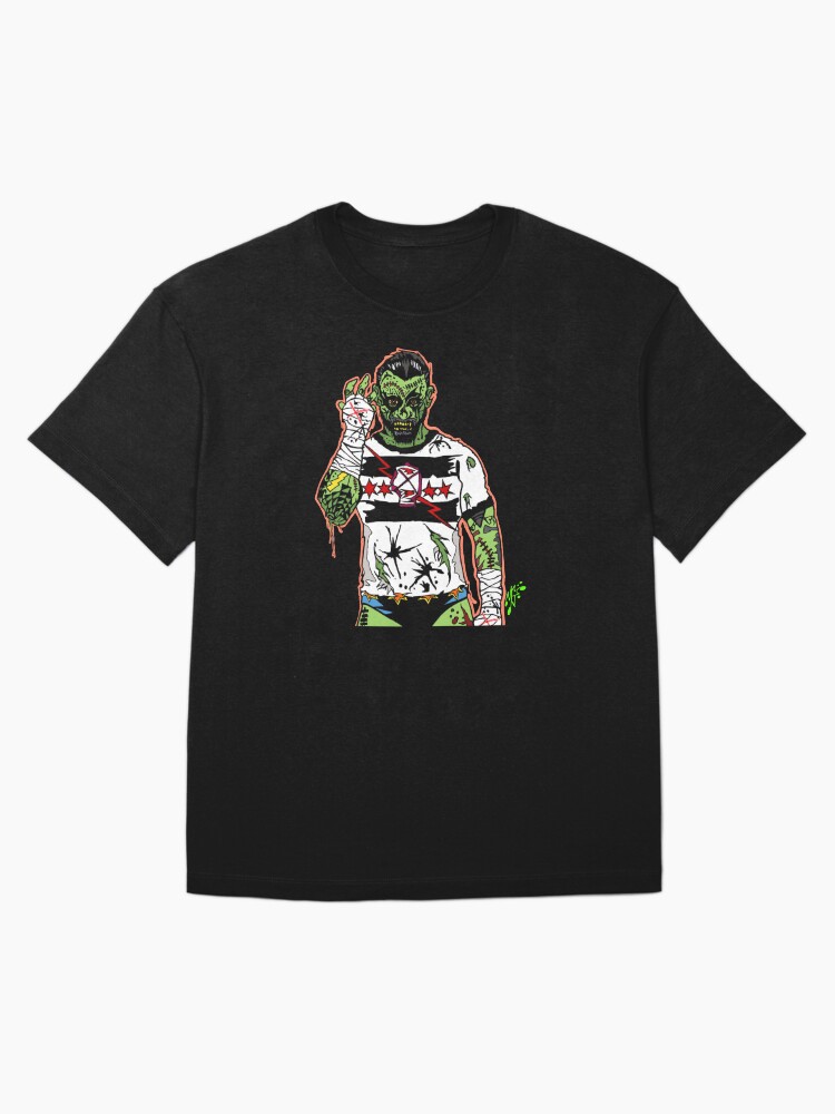 Straight Edge Wrestling Zombie Oversized T-Shirt