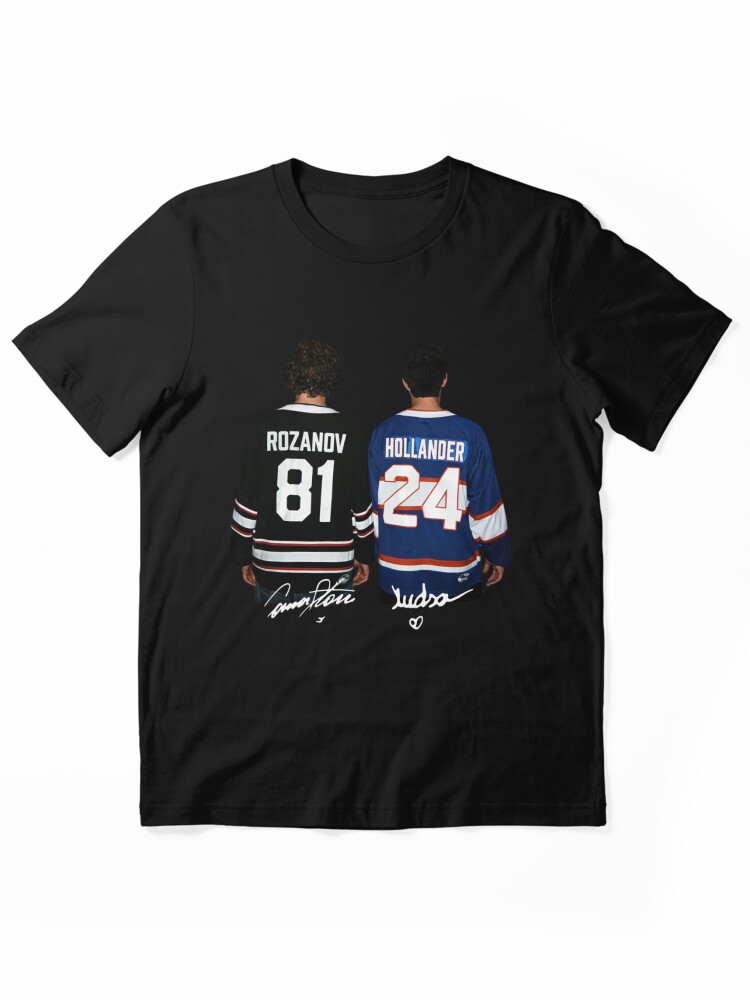 Hollander Rozanov Hockey Heated Rivalry - Hollanov LGBT Hockey - Arkham Fans, Queer Hockey - Ilya Rozanov - Hudson Williams Connor Storrie Together Essential T-Shirt
