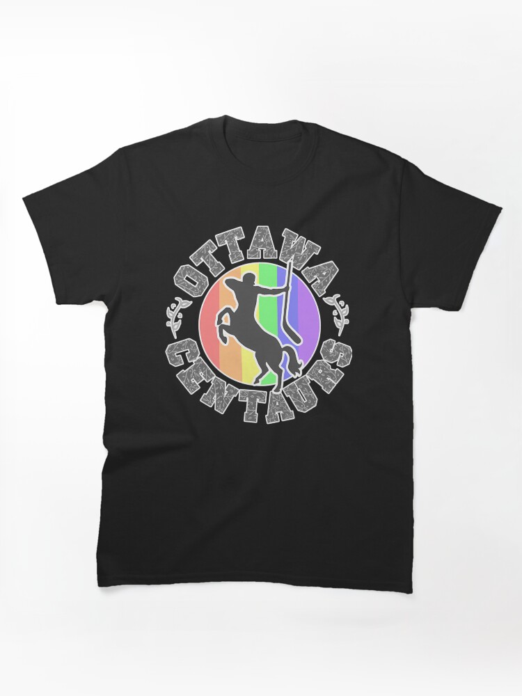 Ottawa Centaurs Heated Rivalry Inspired Rainbow Classic T-Shirt