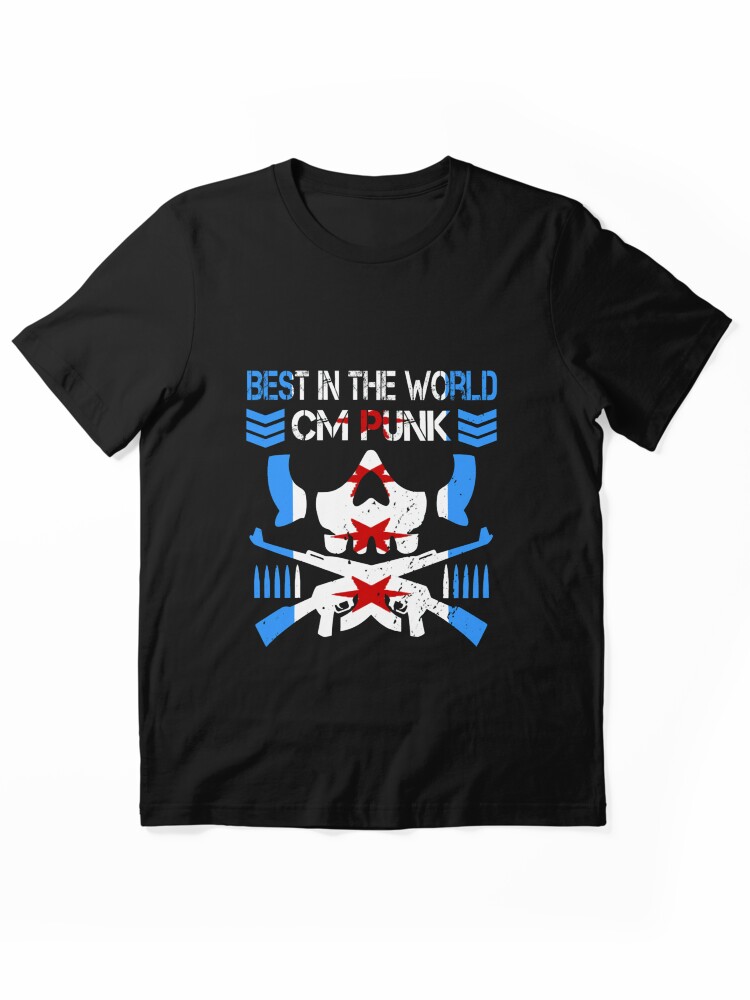 Cartoon CM Punkk – Lightning Skull Essential T-Shirt