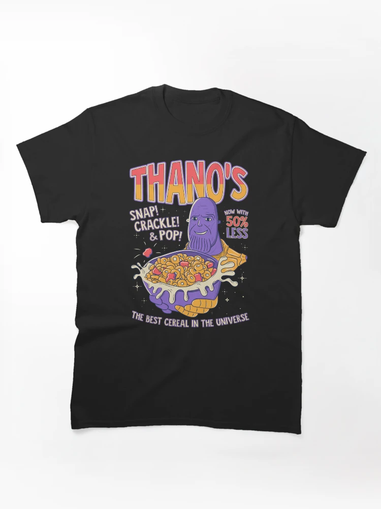 Thanos Cereal Snap Crackle Pop Classic T-Shirt