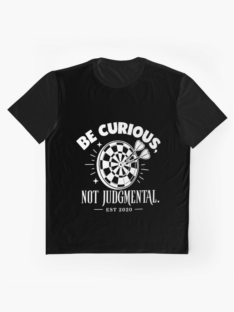 Be curious not Judgmental - Walt Whitman Retro Graphic T-Shirt