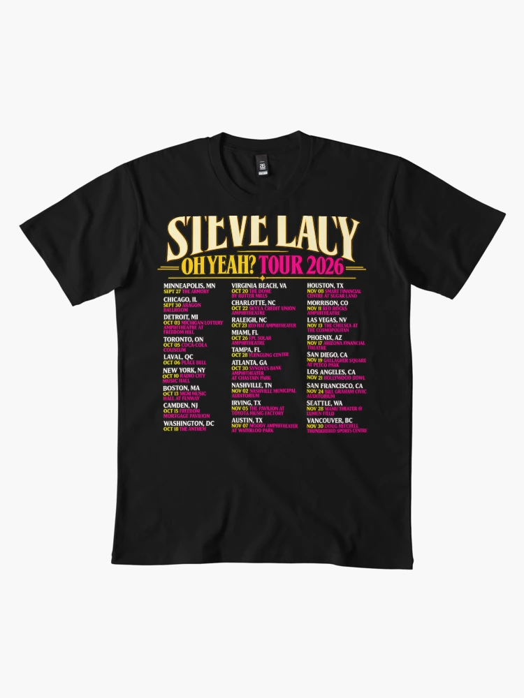 Steve Lacy Oh Yeah Tour 2026 Full Dates Minneapolis Chicago New York LA Premium T-Shirt