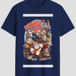 Retro Donkey Kong Crew Gaming Graphic T-Shirt