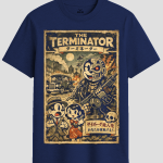 Vintage Cartoon The Terminator Graphic T-Shirt