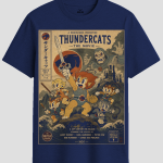 Vintage Japanese Anime ThunderCats Poster Graphic T-Shirt