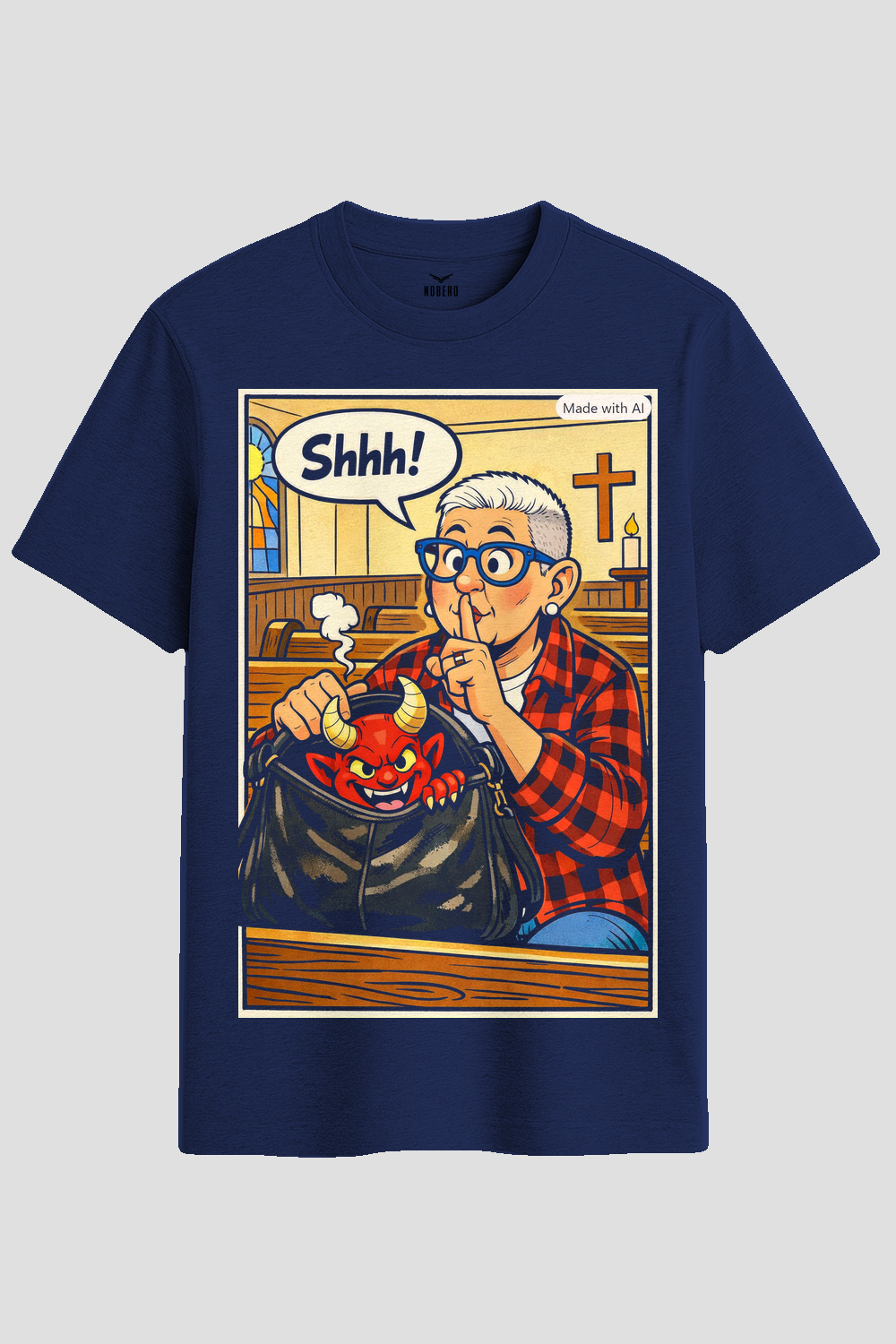 Secret Devil Vintage Comic Graphic T-Shirt