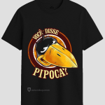 Voce Disse Pipoca Funny Bird Graphic T-Shirt