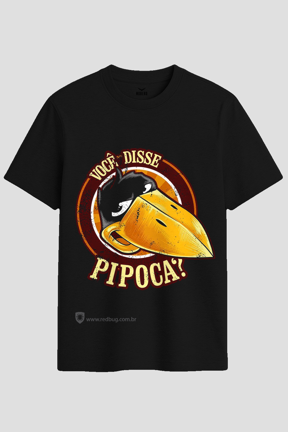 Voce Disse Pipoca Funny Bird Graphic T-Shirt