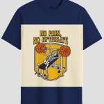 No Pain No Afterlife Skeleton Gym Graphic T-Shirt