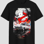 Retro Ghostbusters Ecto-1 Graphic T-Shirt