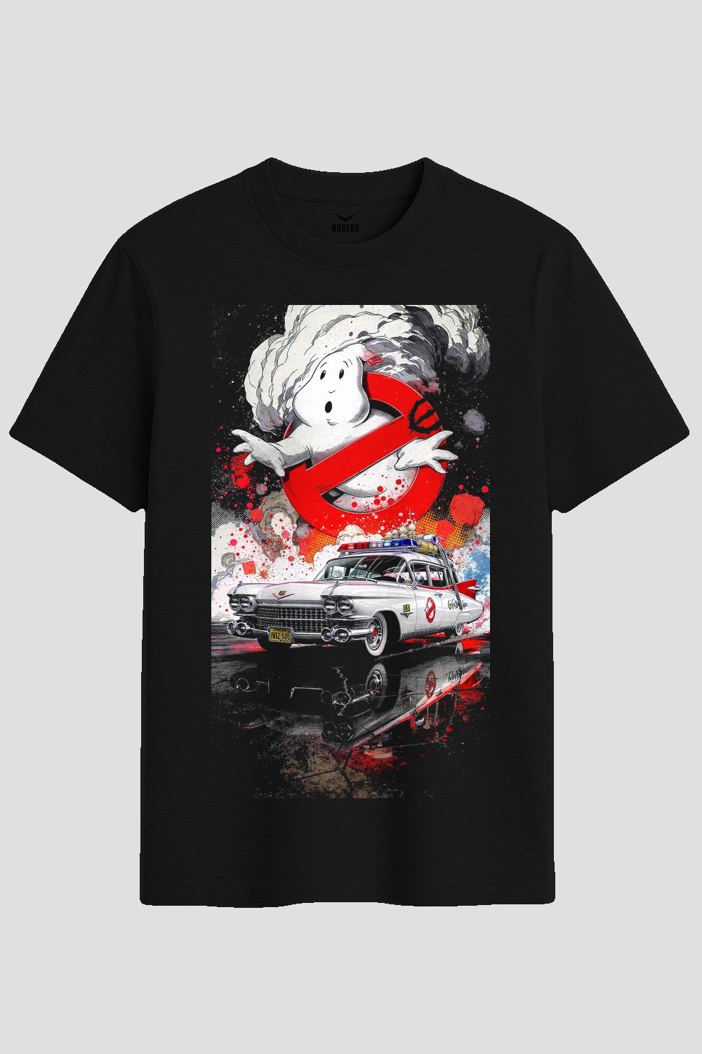 Retro Ghostbusters Ecto-1 Graphic T-Shirt