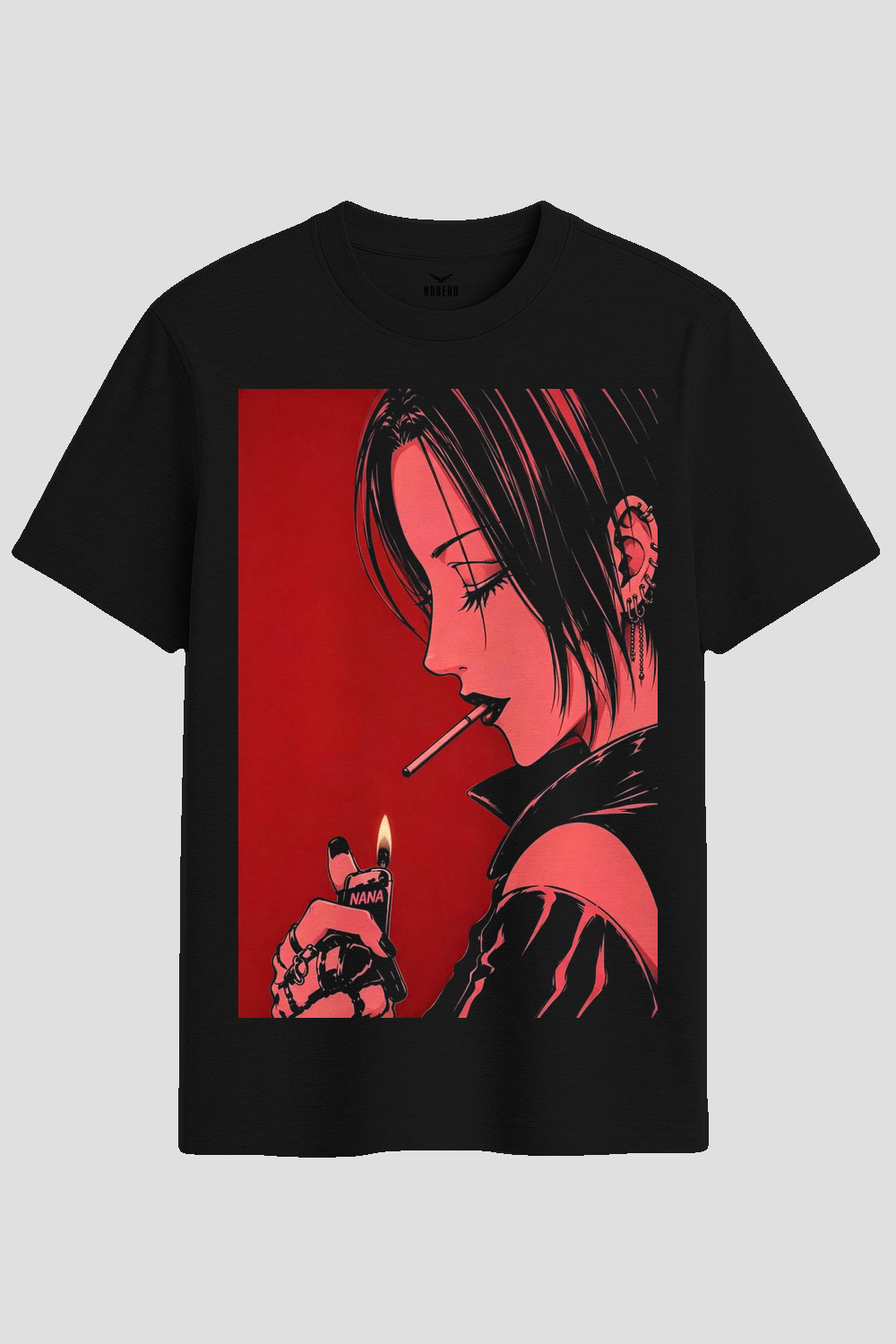 Grunge Punk Anime Girl Graphic T-Shirt