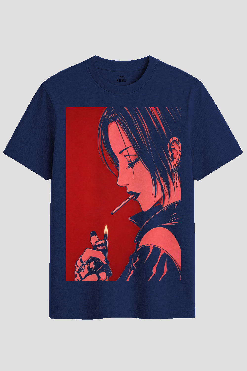 Edgy Grunge Anime Girl Graphic T-Shirt