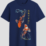 Japanese Koi Fish Harmony Graphic T-Shirt